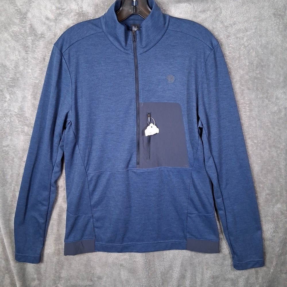 Mountain Hardwear Cragger Long Sleeve 1/2 Zip Sweater Men Size Small Lightweight
